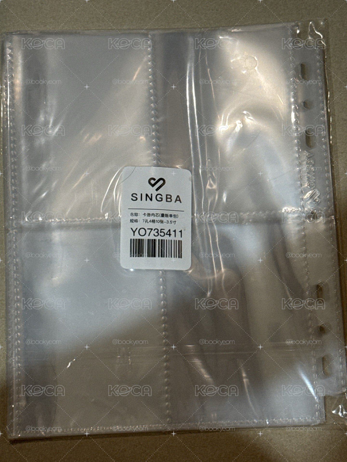 singba 卡冊內頁20張