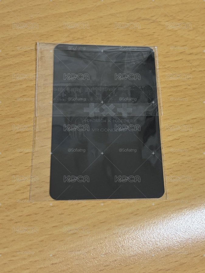 崔然竣VR演唱會禮盒 特典小卡