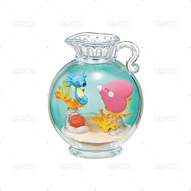 海景漂流瓶2-墨海馬&愛心魚（可被綁）
