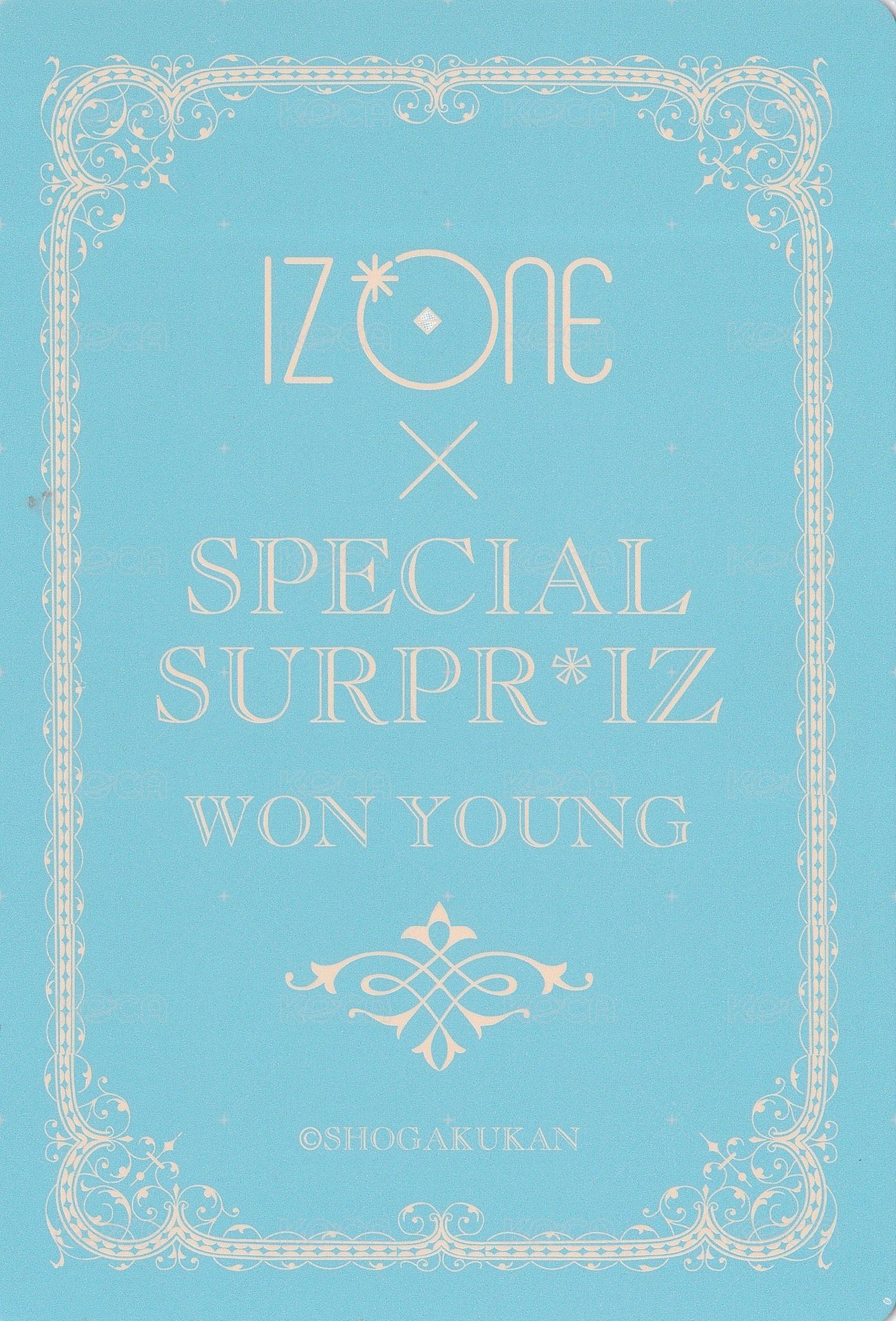 SURPR*IZ 周邊卡 捧花閃卡 背面