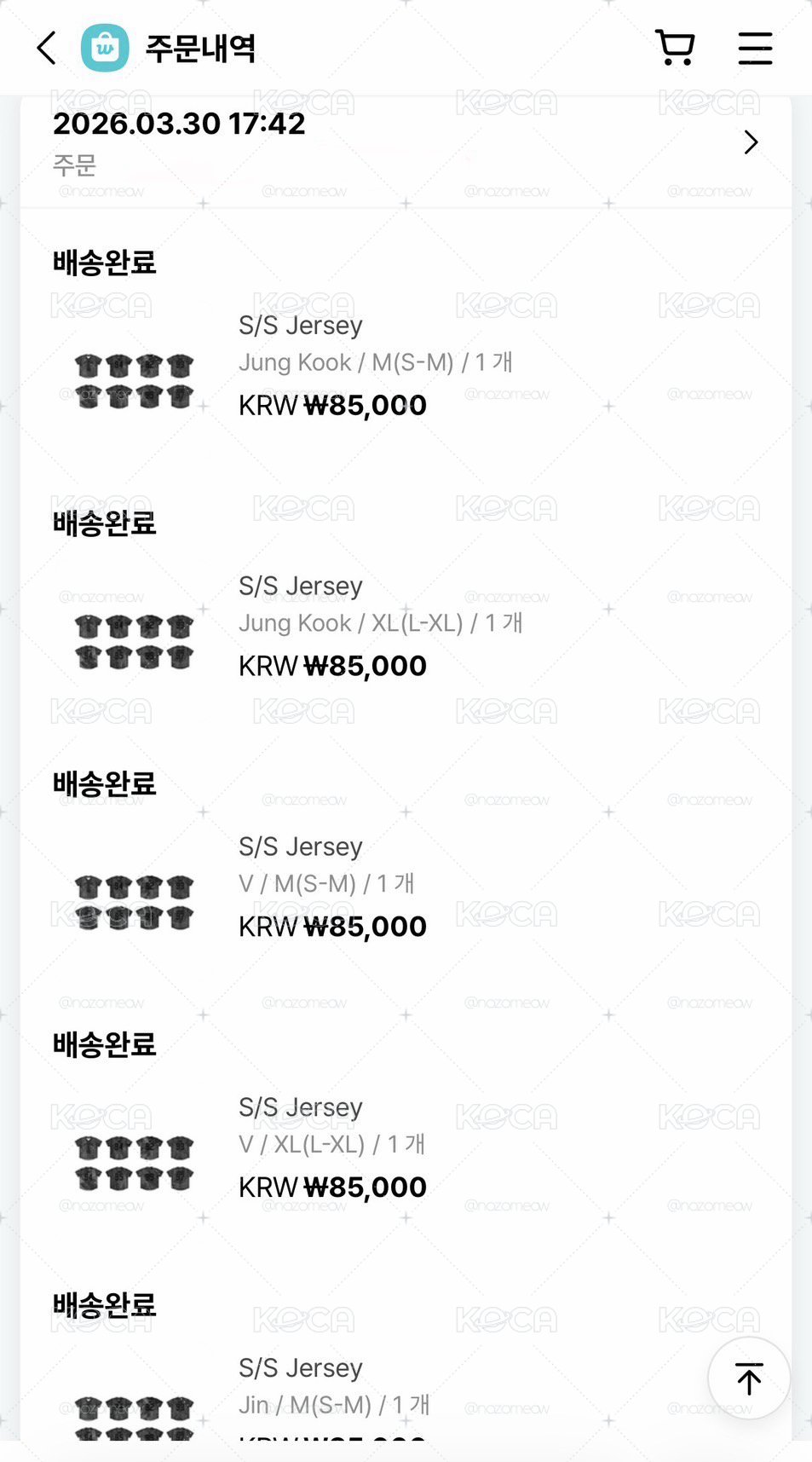 ［現貨在台］ARIRANG球衣JPver.｜V, JK