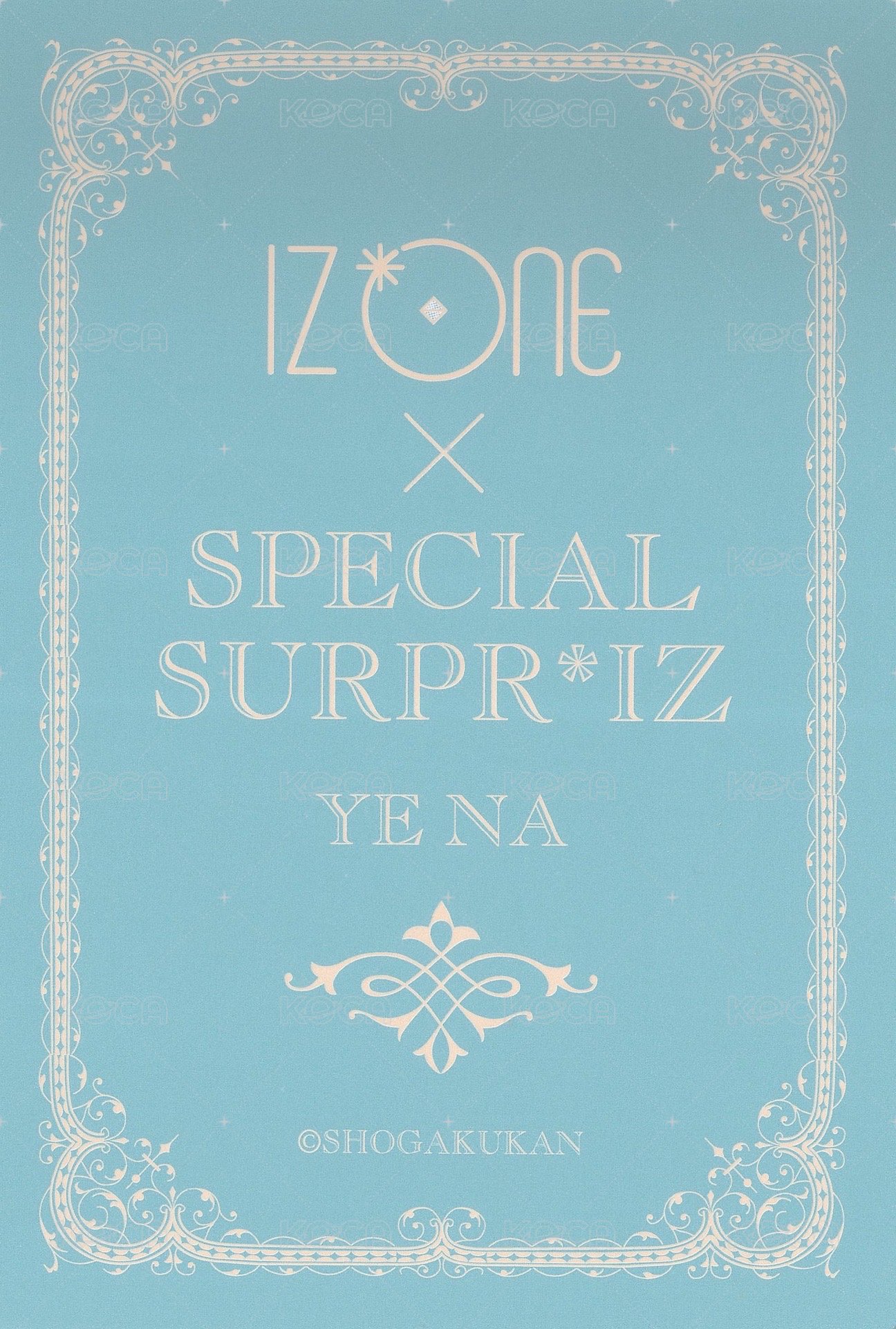 SURPR*IZ 周邊卡 捧花閃卡 背面