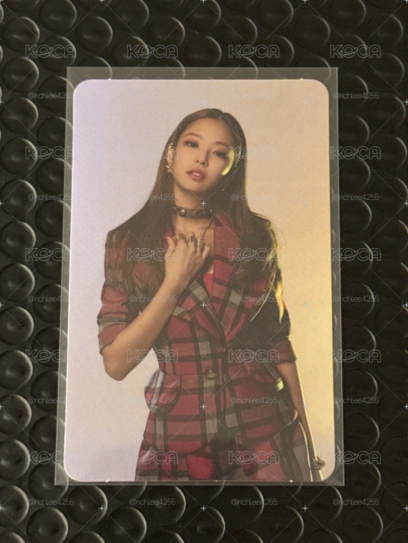 Jennie Square Up 專輯卡 Pink ver.2