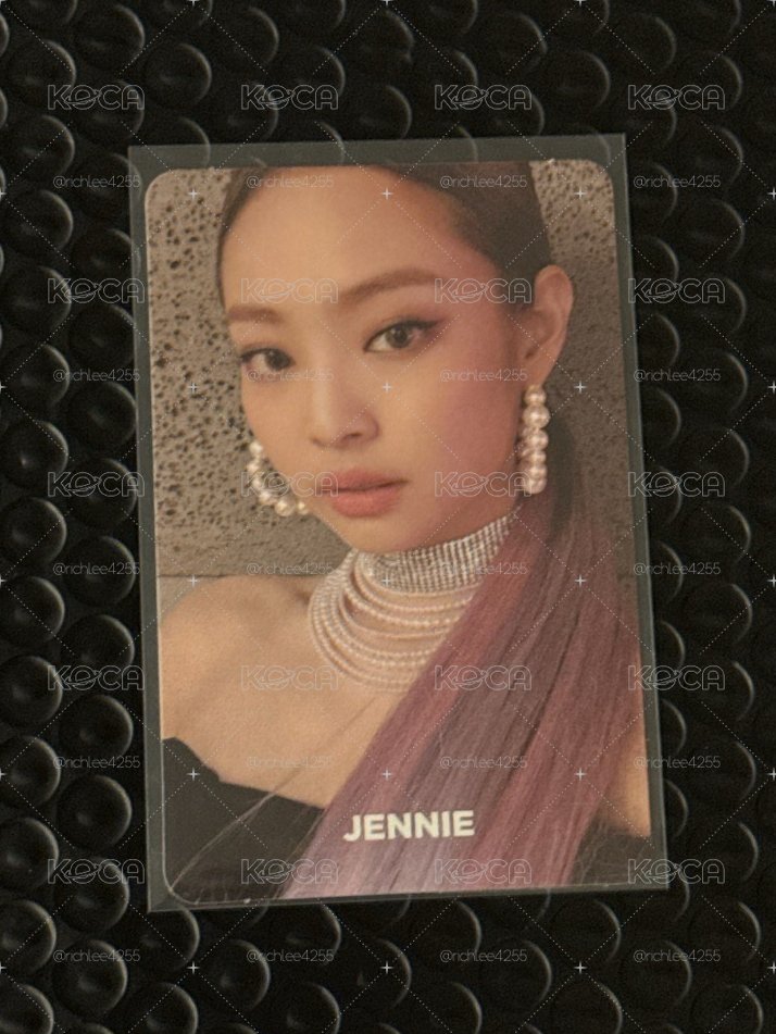 Jennie Square Up 專輯卡 Pink ver.1