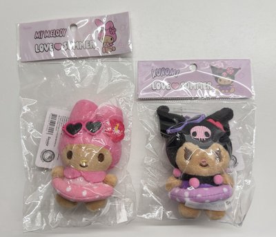 Olive young限定 三麗鷗曬黑系列吊飾娃 