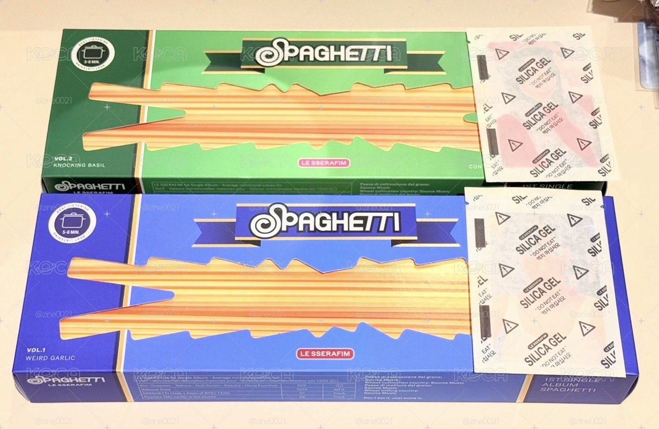 Le sserafim Spaghetti 義大利麵專輯(現貨)