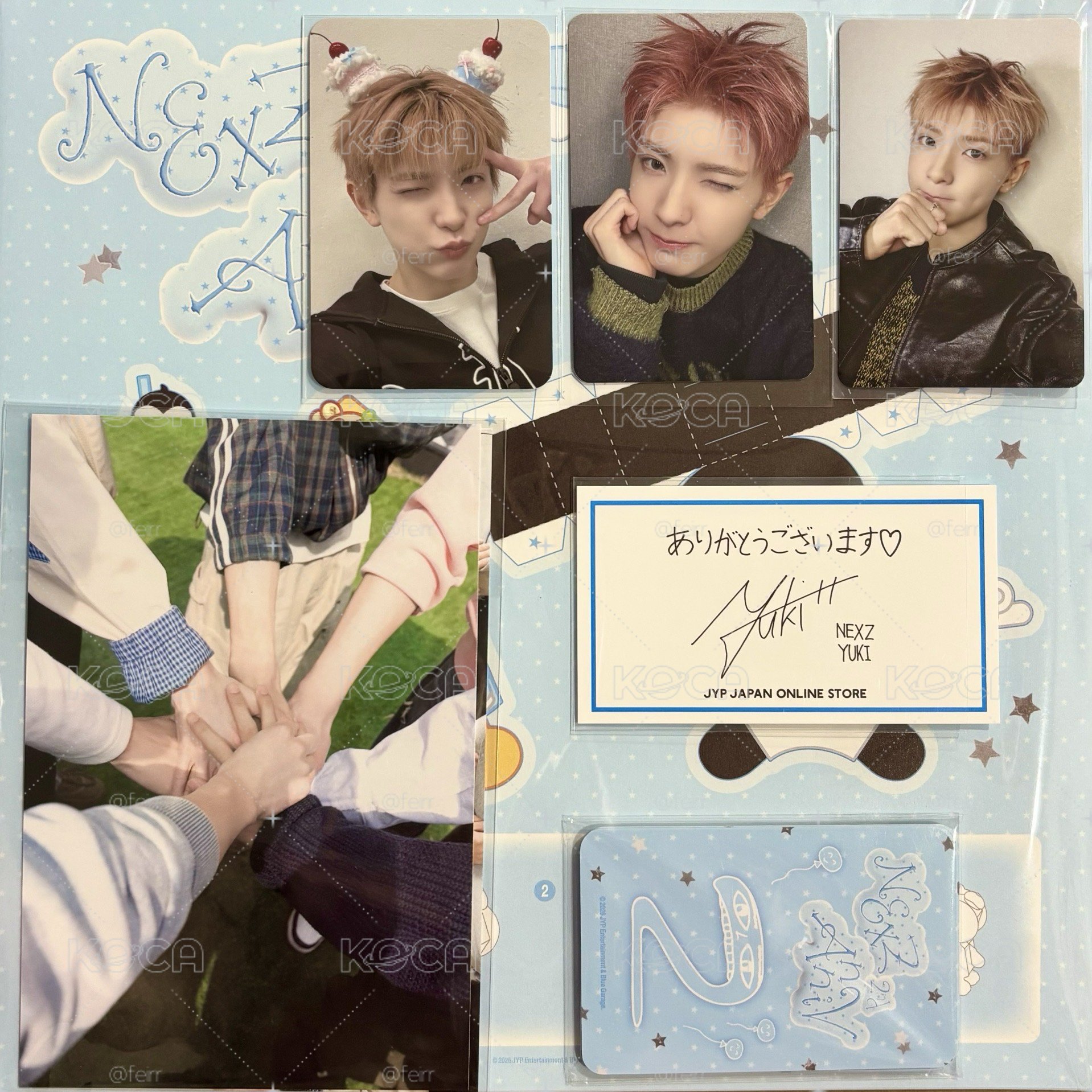 NEXZ 兩週年快閃 照片組 線下滿額卡 遊戲會 JYP滿額卡 YUKI 🦦 裕貴
