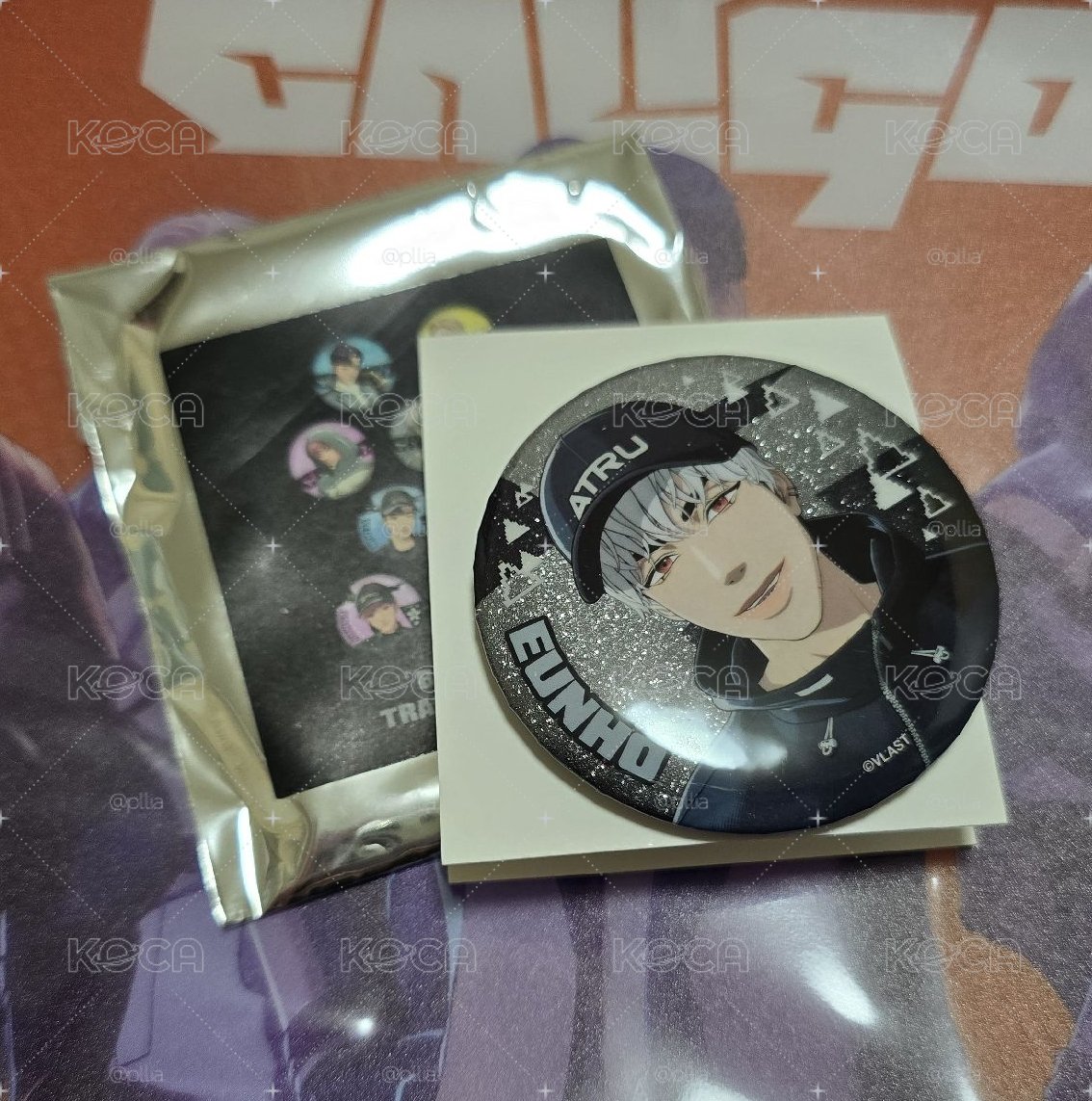 台灣現貨 PLAVE 迷四 徽章 銀虎