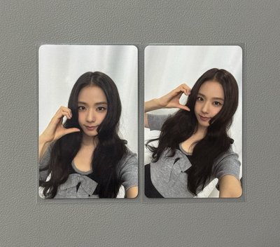 jisoo見面會入場卡