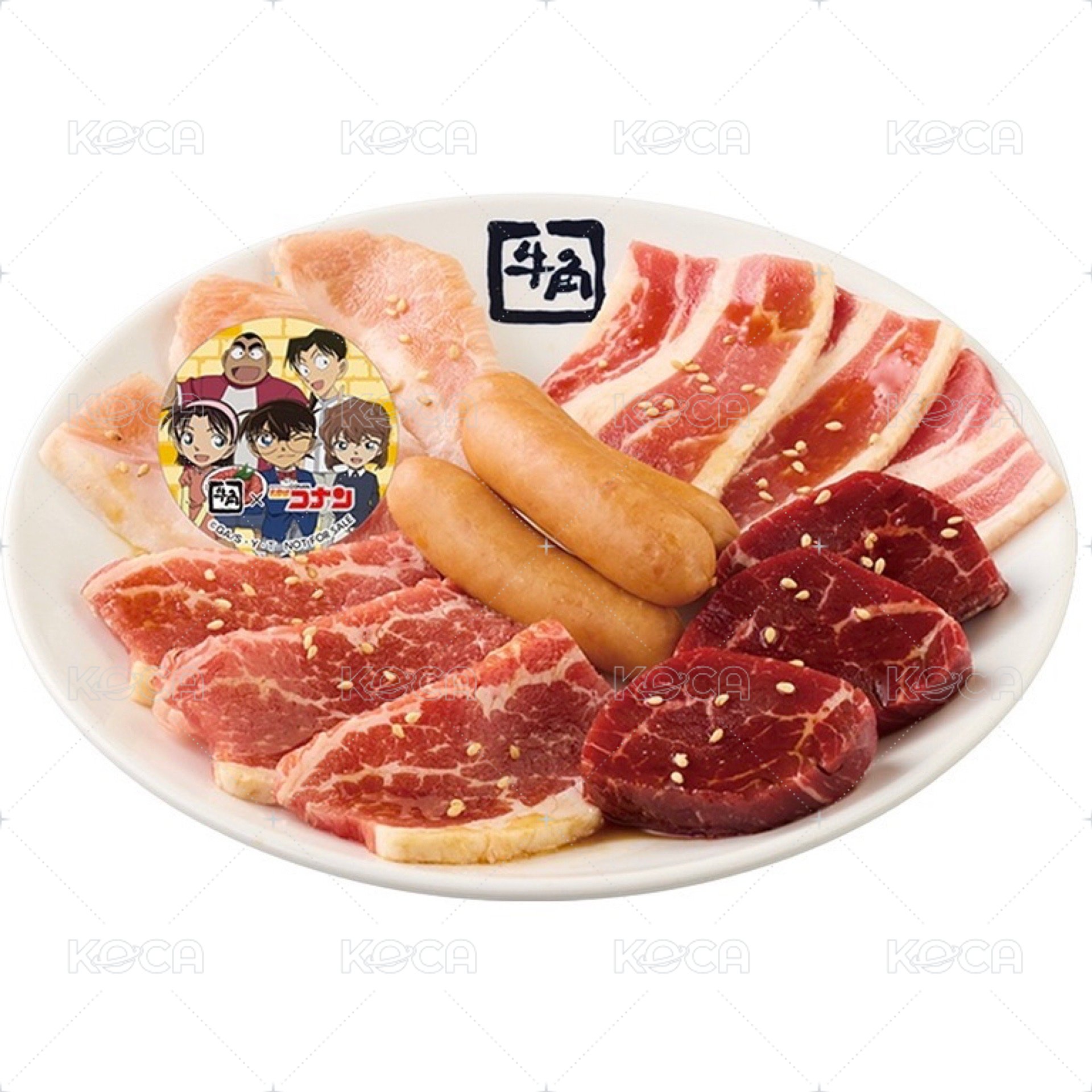 牛角 蛋糕插牌  背面
