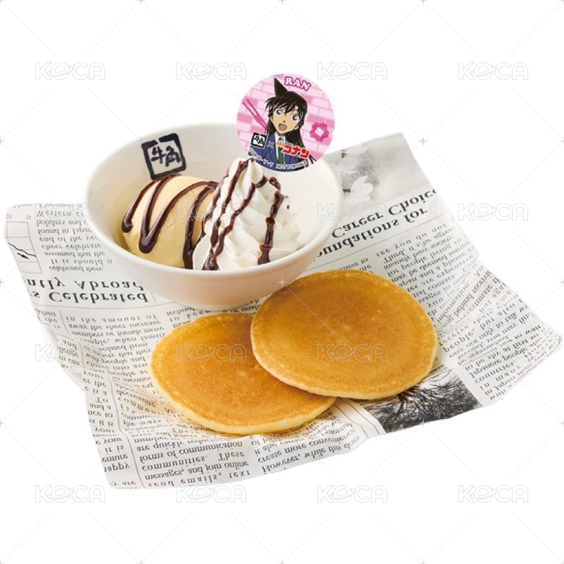 牛角 蛋糕插牌  背面