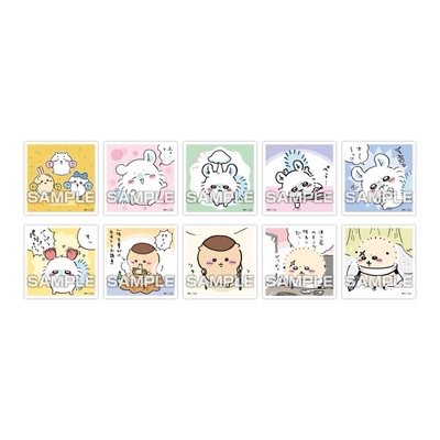 ୨୧ 吉伊卡哇｜食玩方形貼紙 第3彈（一包5入）