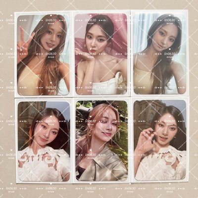 盤出 TWICE 子瑜 solo 全通路特典卡 黑膠卡 幸運卡 aboutzu