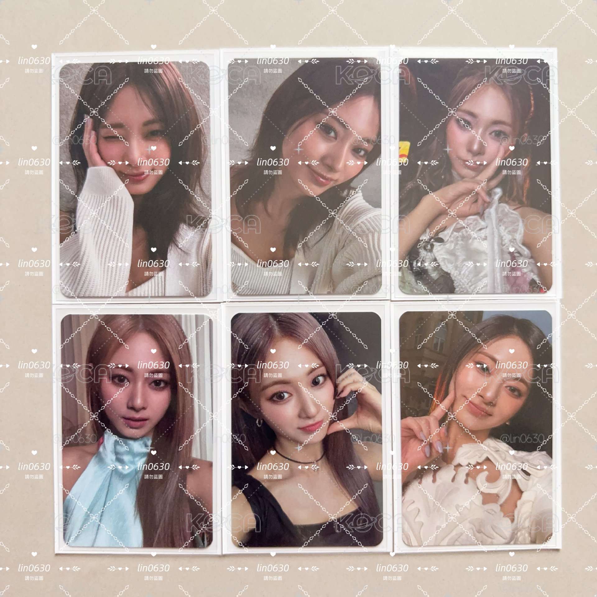 盤出 TWICE 子瑜 solo 全通路特典卡 黑膠卡 幸運卡 aboutzu