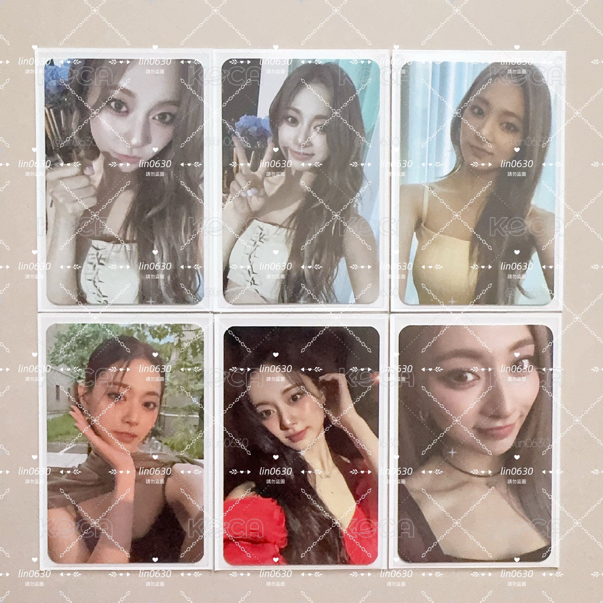 盤出 TWICE 子瑜 solo 全通路特典卡 黑膠卡 幸運卡 aboutzu