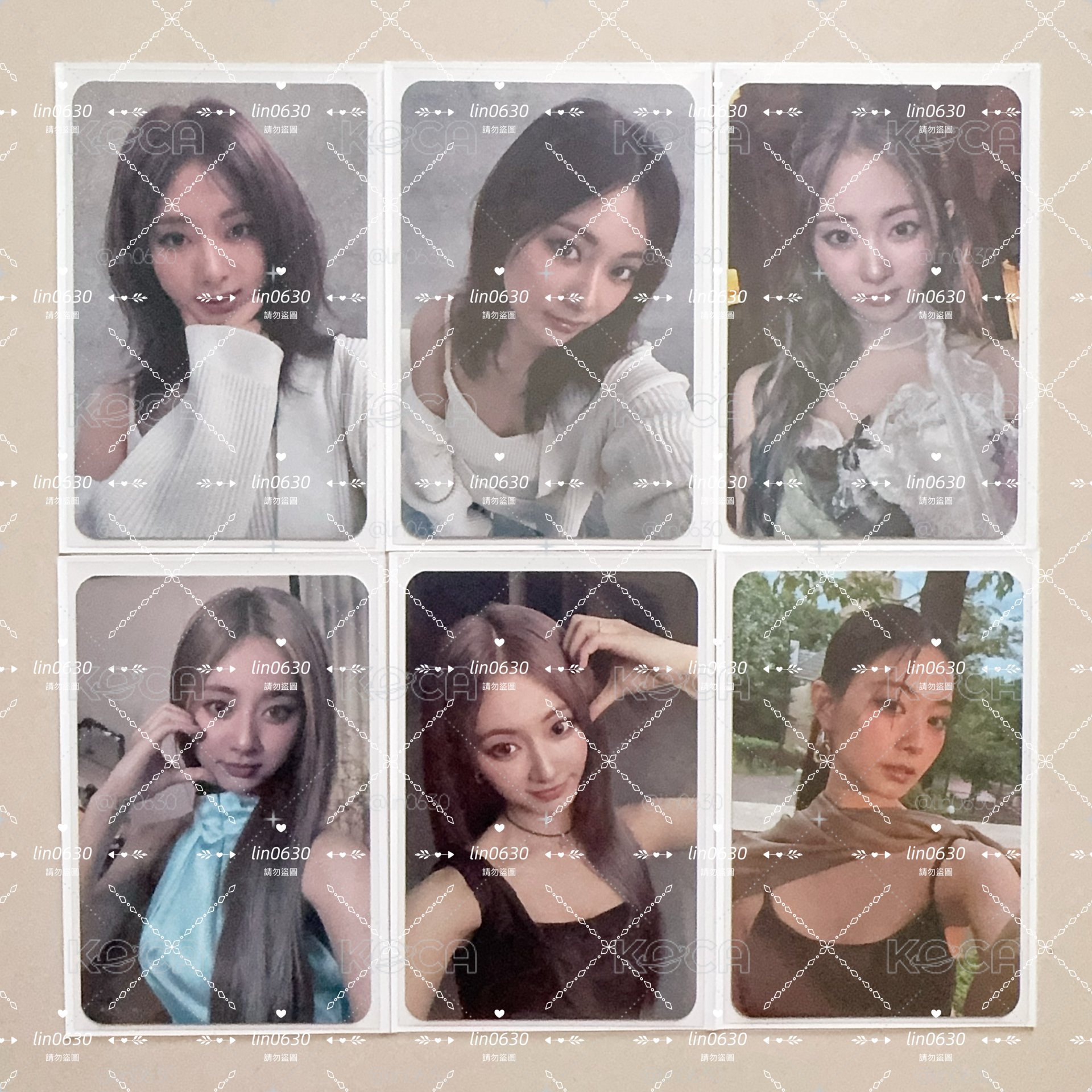 盤出 TWICE 子瑜 solo 全通路特典卡 黑膠卡 幸運卡 aboutzu