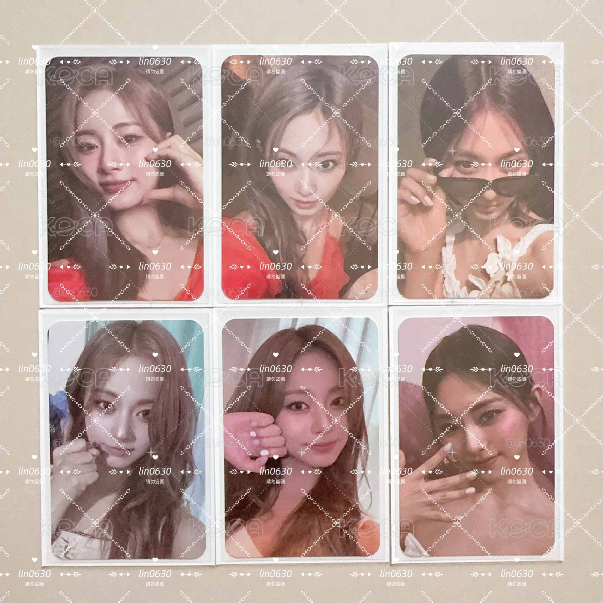 盤出 TWICE 子瑜 solo 全通路特典卡 黑膠卡 幸運卡 aboutzu