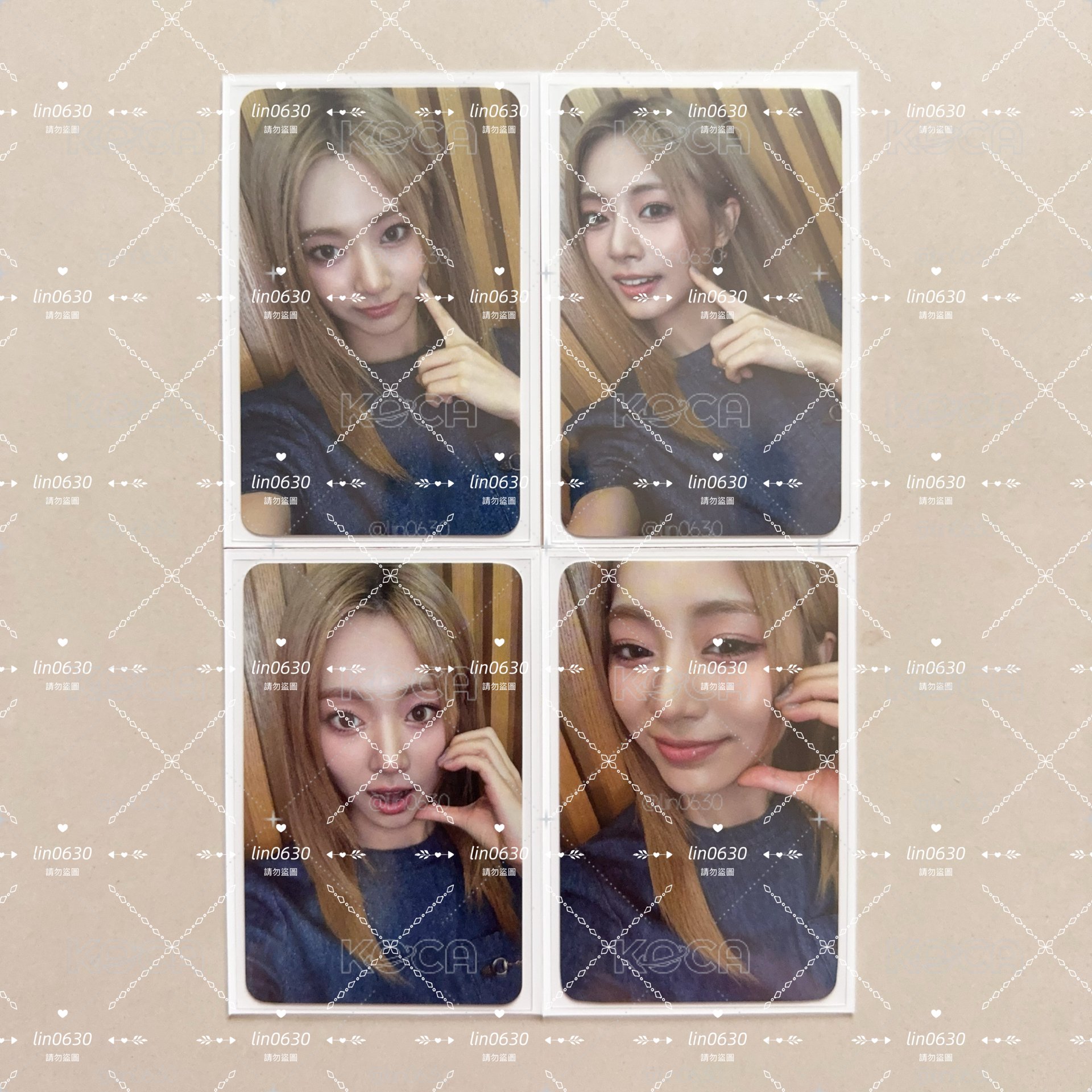 盤出 TWICE 子瑜 solo 全通路特典卡 黑膠卡 幸運卡 aboutzu
