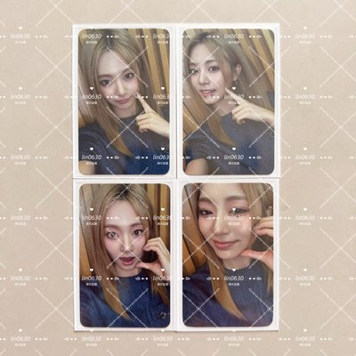 盤出 TWICE 子瑜 solo 全通路特典卡 黑膠卡 幸運卡 aboutzu