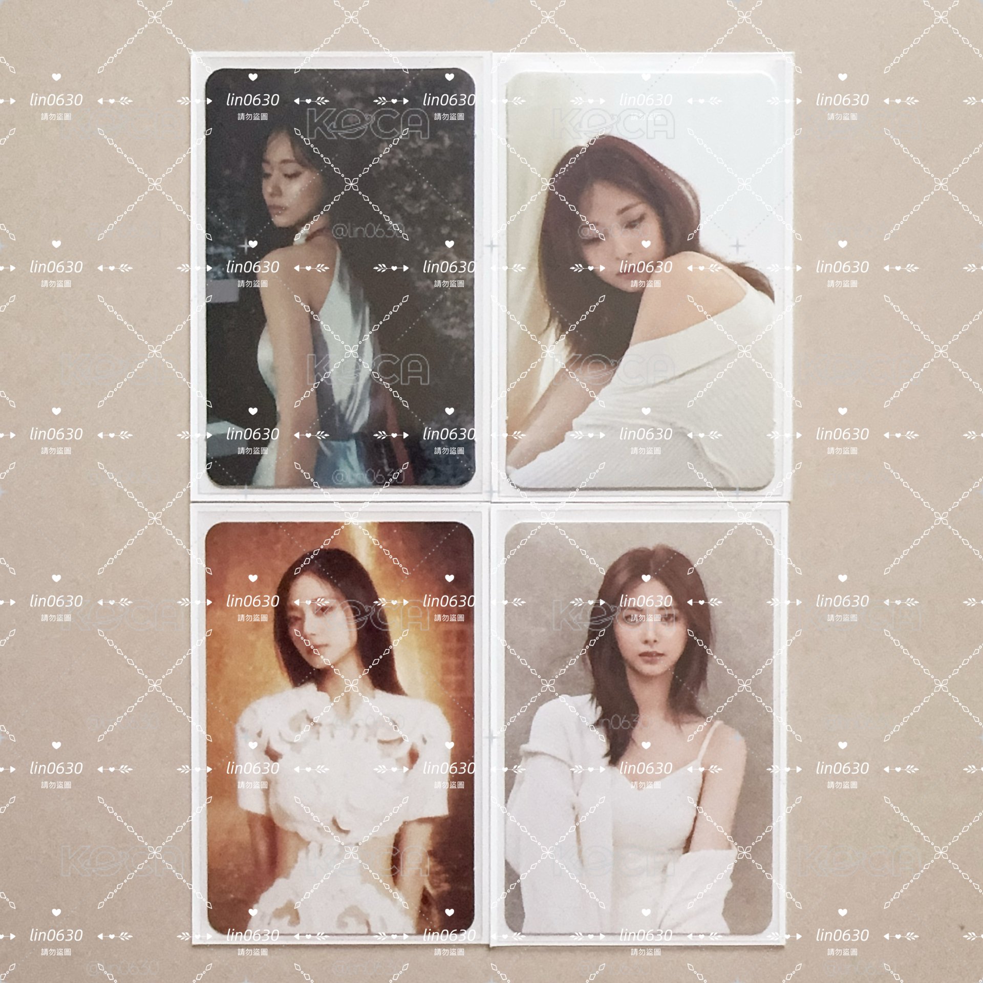 盤出 TWICE 子瑜 solo 全通路特典卡 黑膠卡 幸運卡 aboutzu