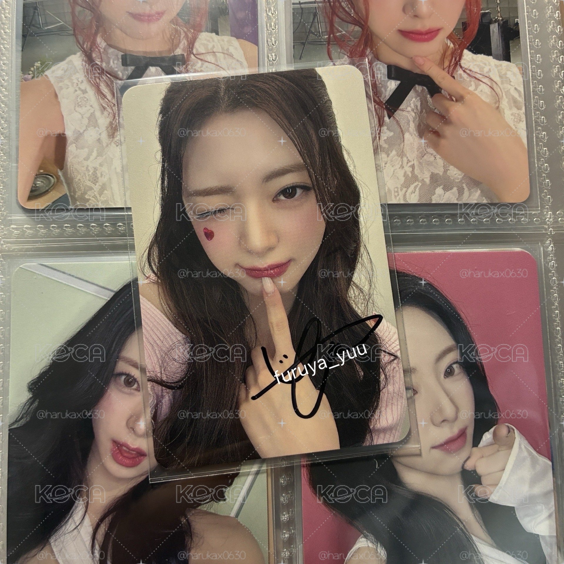 Yuna｜貼紙ver. 簽卡