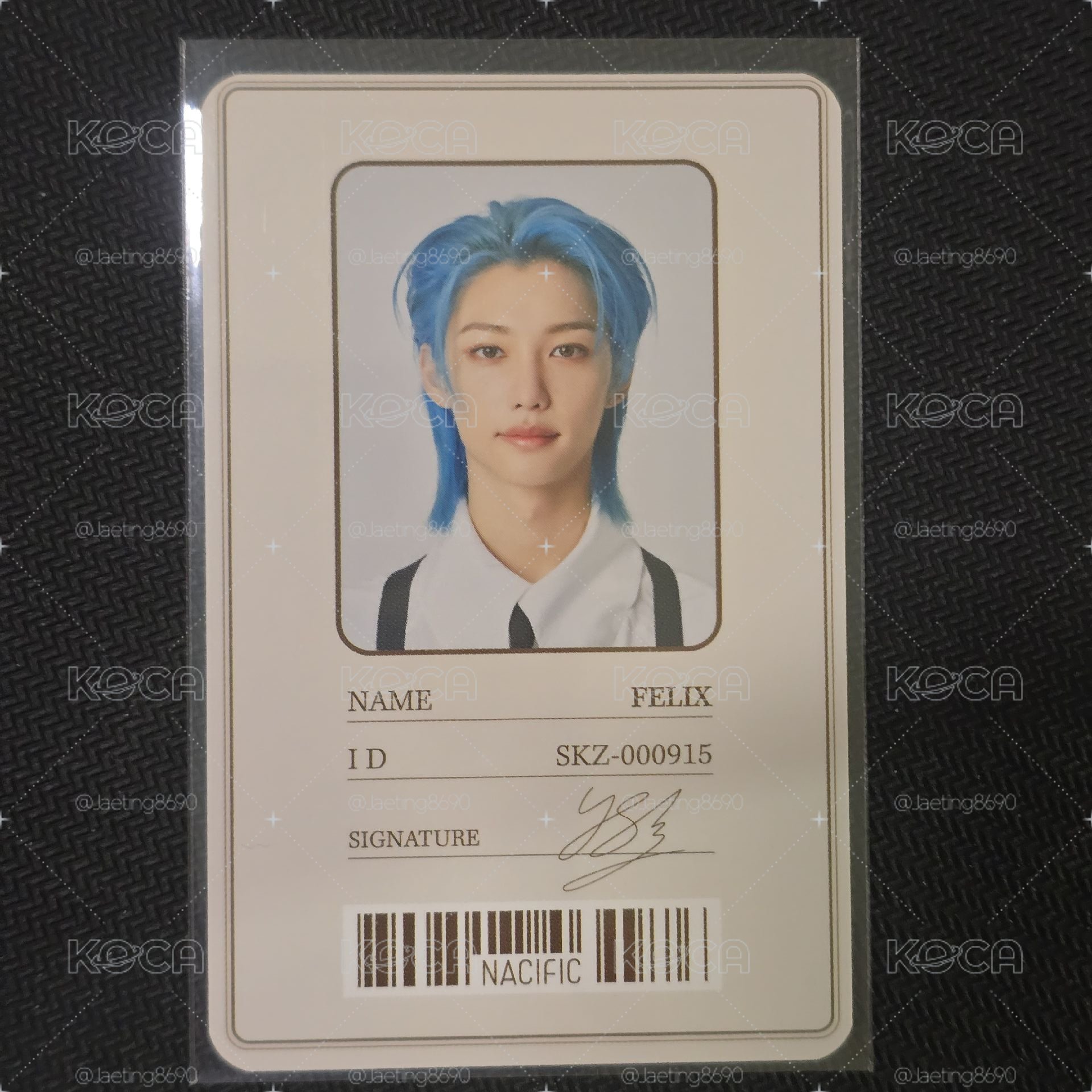 Stray Kids NACIFIC×SKZ 22.0 Final 款代言卡🐥Felix 李龍馥 菲菲