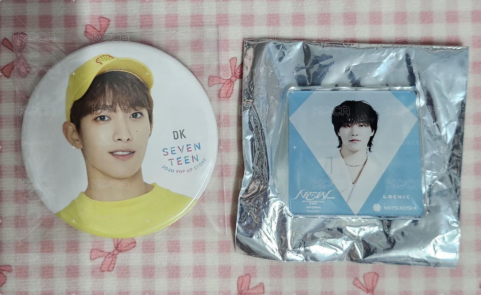 SEVENTEEN 非卡類周邊 快閃徽章 夾子 李碩珉  李燦