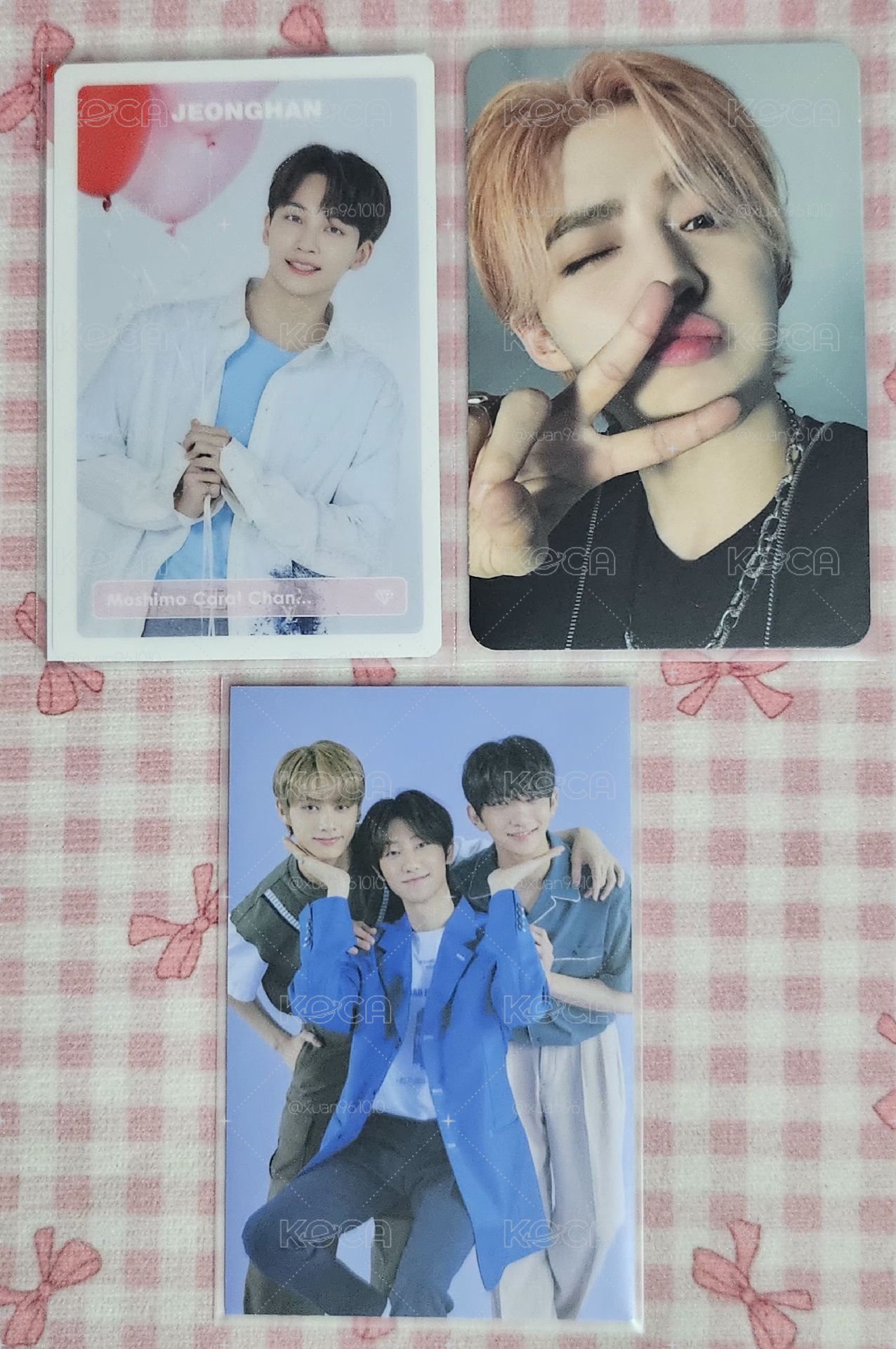 SEVENTEEN 崔勝哲 尹淨漢 權順榮 小卡