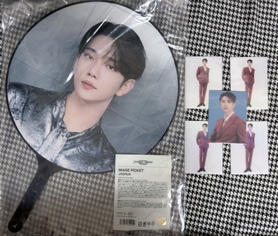 (現貨整圖出 可當日寄出）seventeen righthere 日巡 洪知秀 Joshua 大扇 扇子
