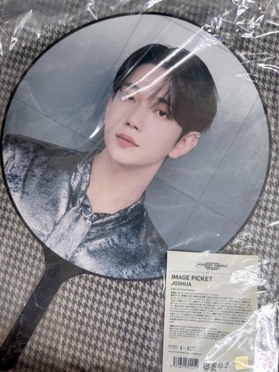 (現貨整圖出 可當日寄出）seventeen righthere 日巡 洪知秀 Joshua 大扇 扇子