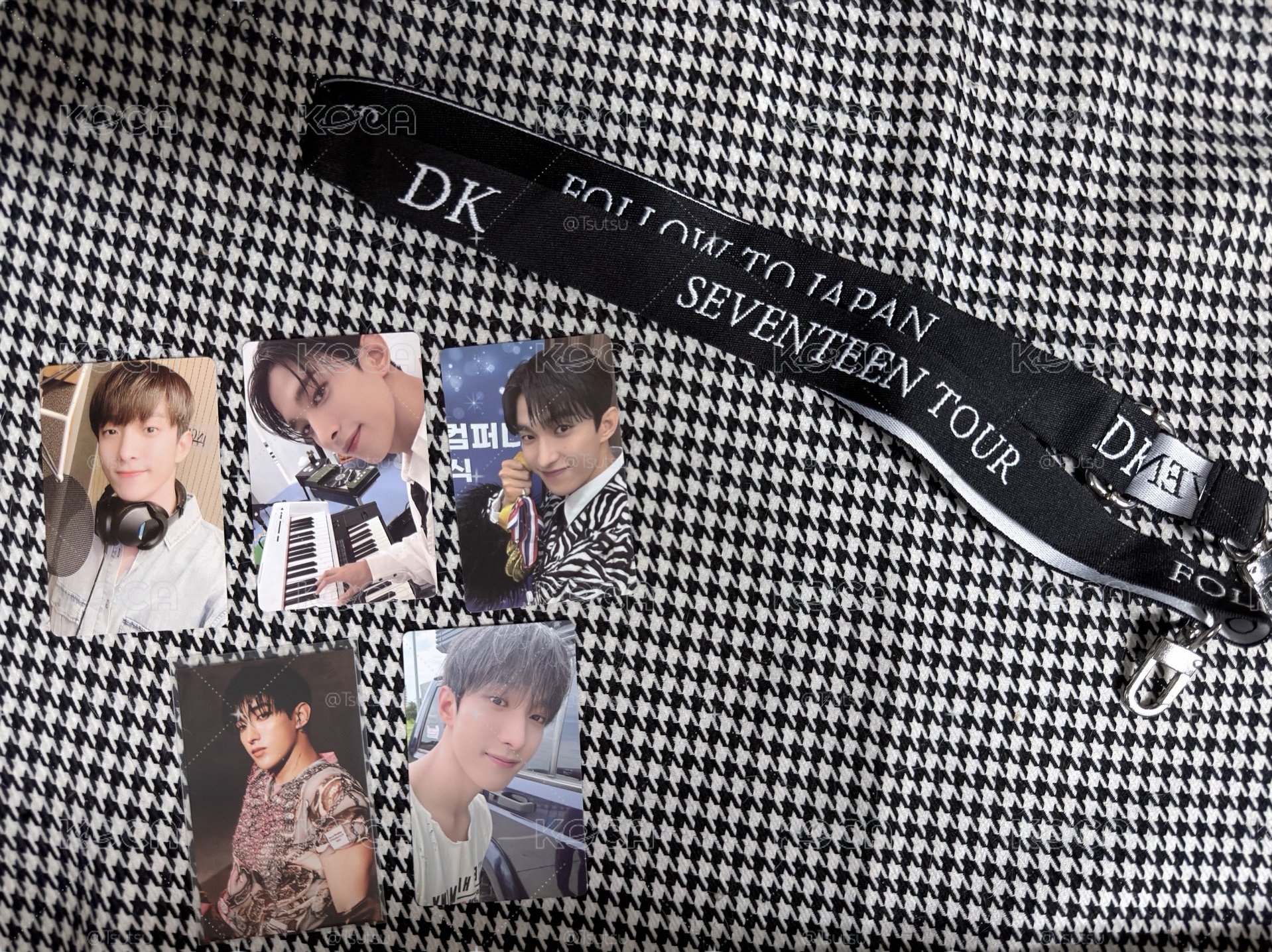 （現貨 整圖出 一日寄出）seventeen follow Japan DK 李碩珉 小卡 背帶 掛繩