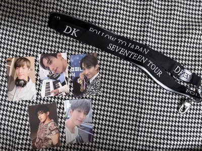 （現貨 整圖出 一日寄出）seventeen righthere DK 李碩珉 小卡 背帶 掛繩
