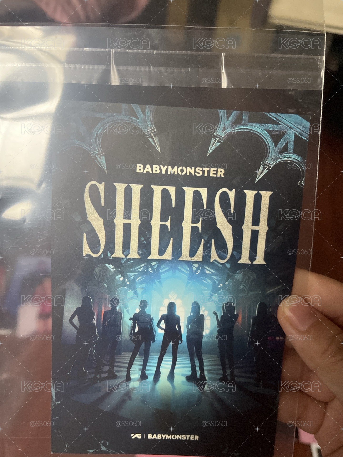 SHEESH手寫信➕圖三立牌wvs