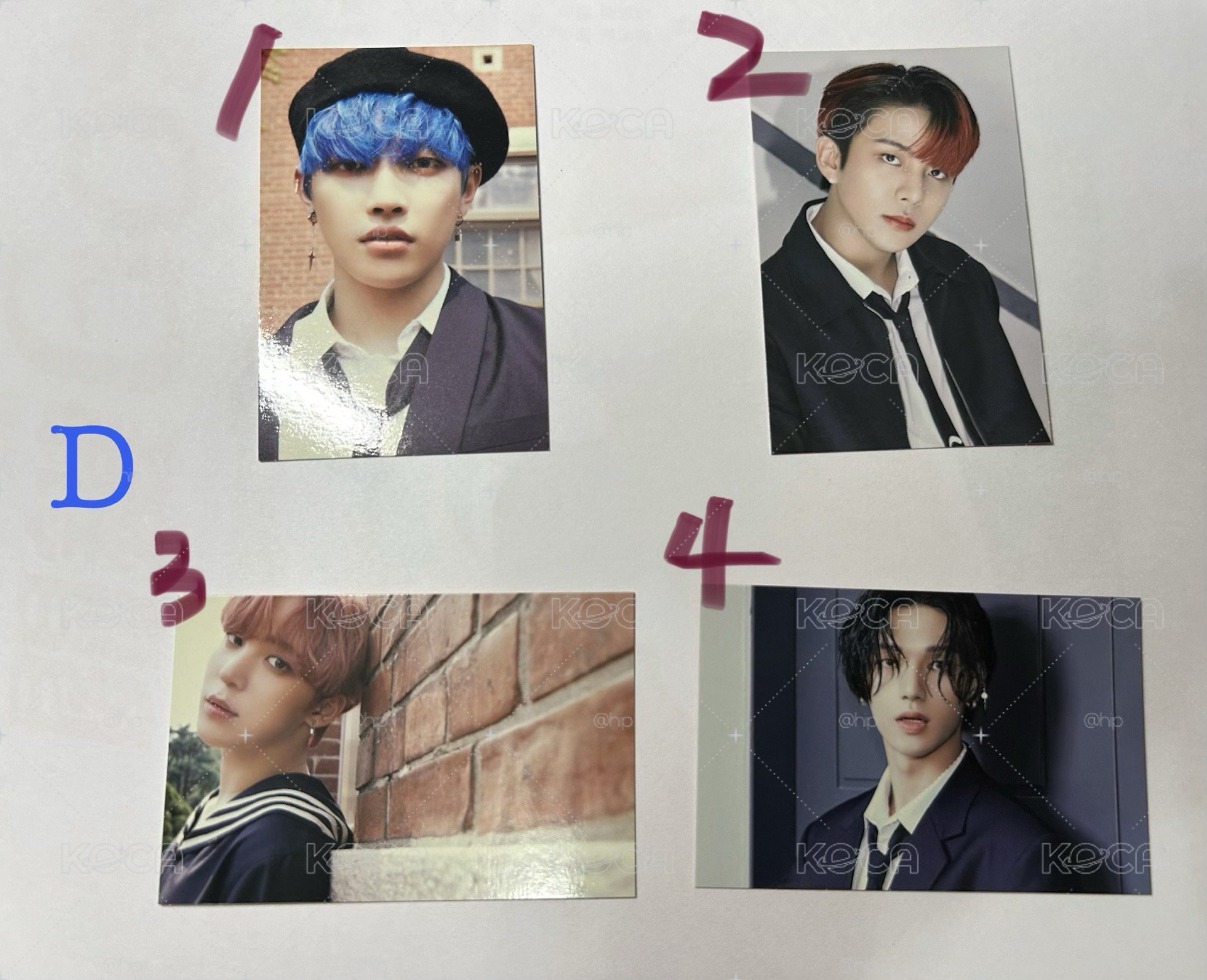 Ateez Fever 電子專小卡