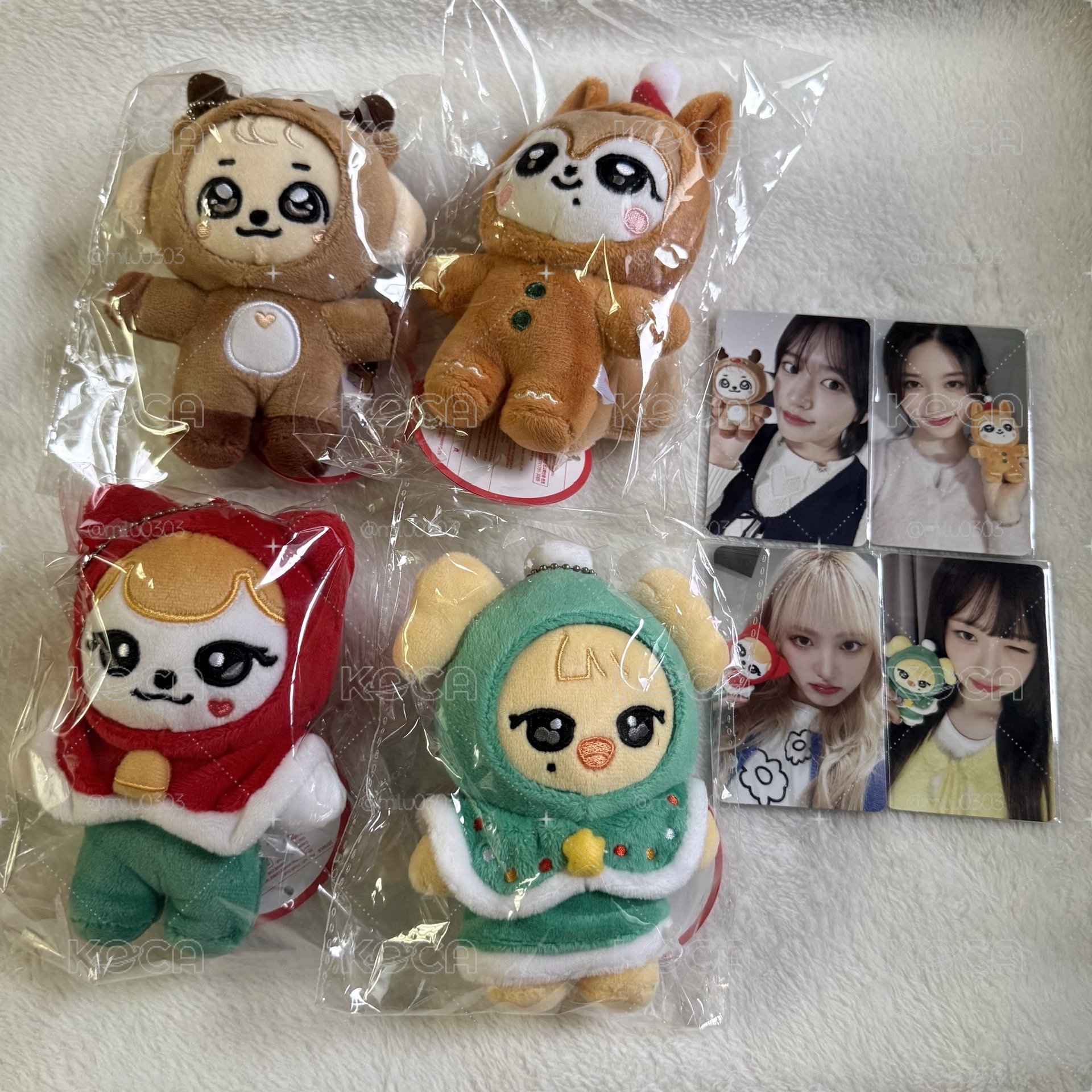 安 怜 栗 秋 minive聖誕娃 
