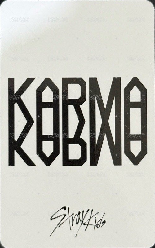 KARMA walmart 特典卡  背面