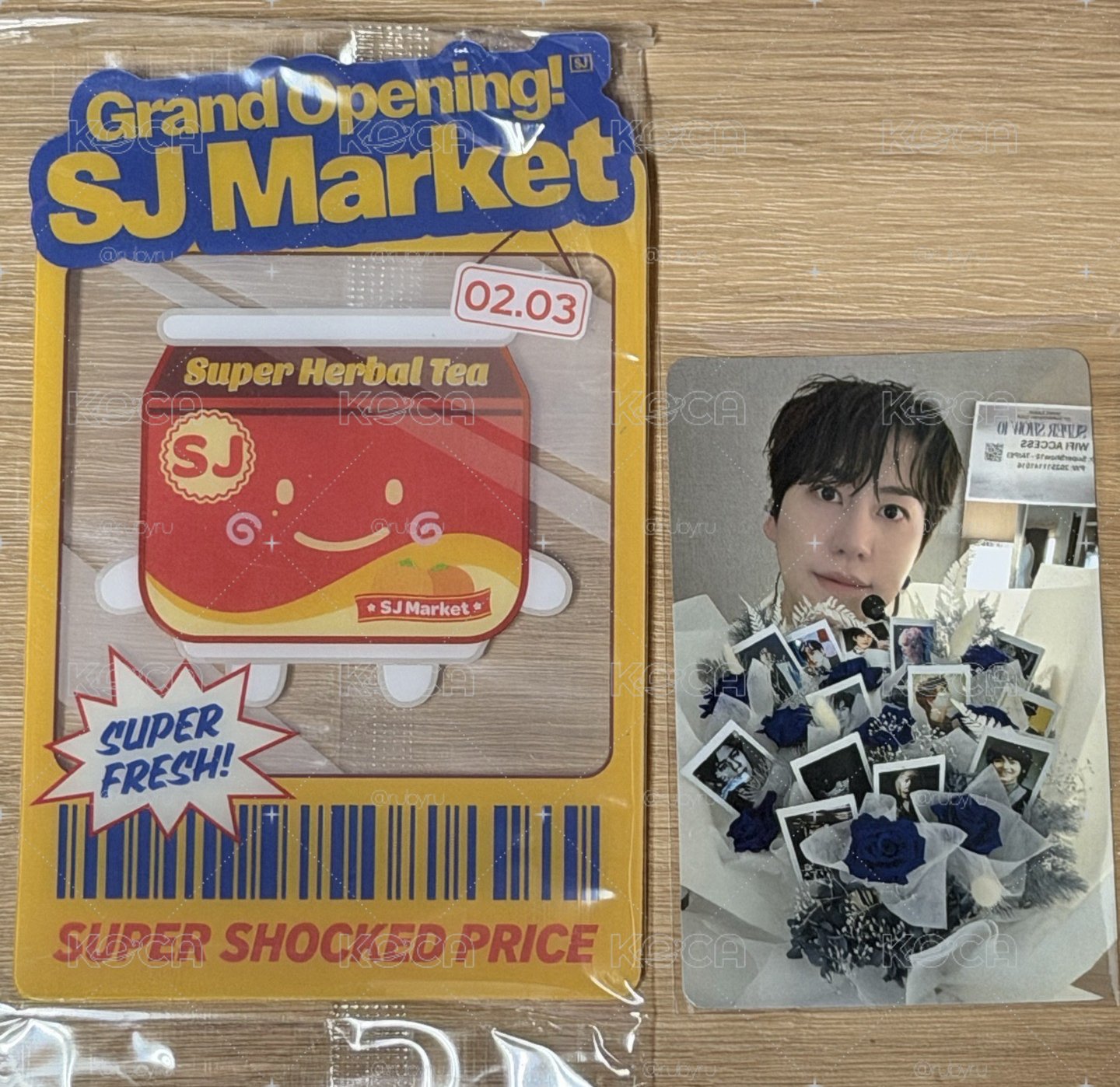 SJ MARKET 中國絨毛盲盒卡 圭賢