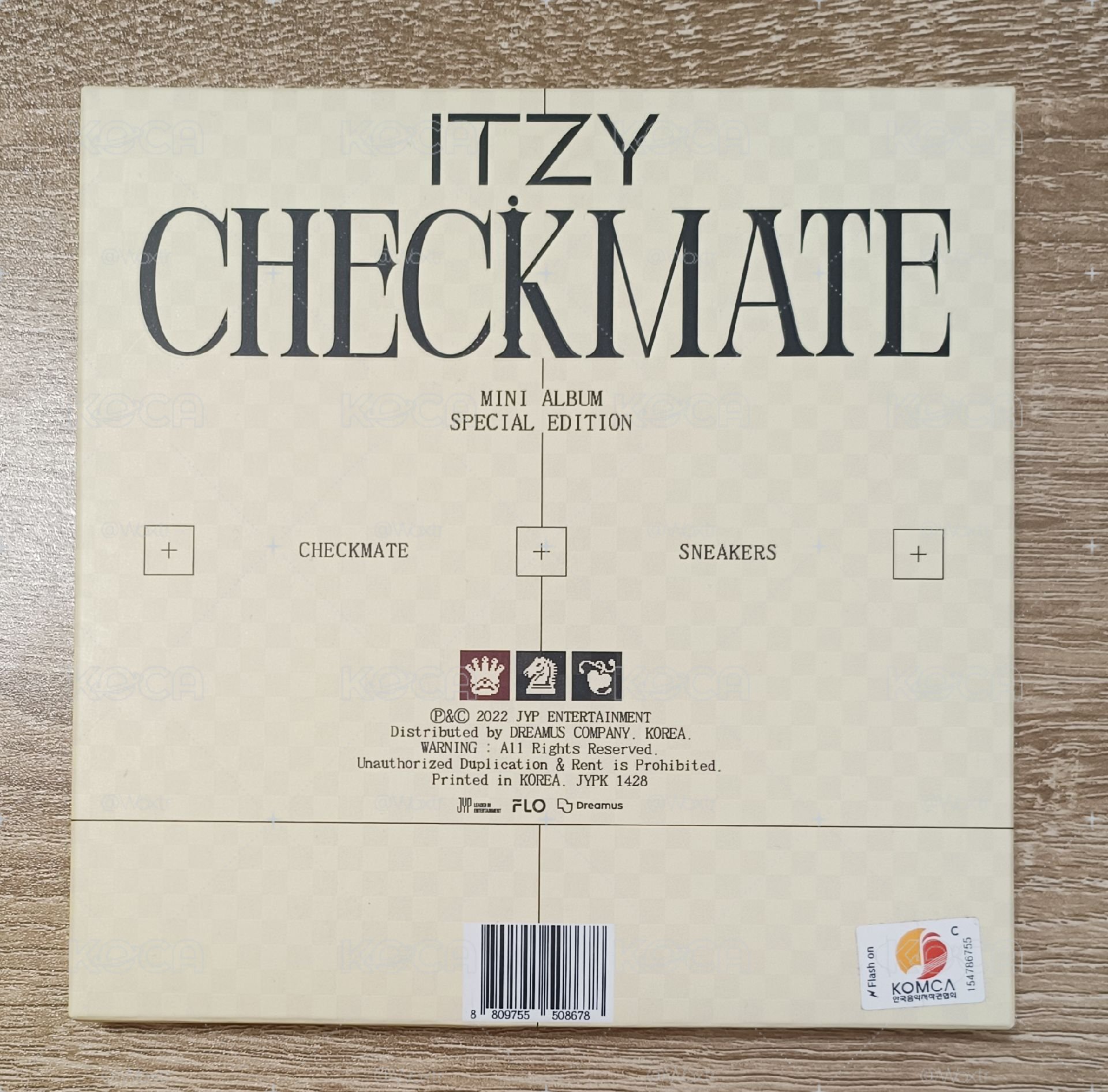 ITZY CHECKMATE 專輯 Special Edition ver. 空專