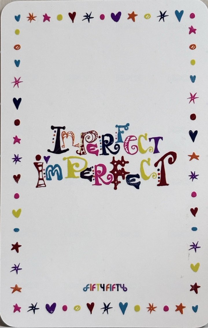 Imperfect-I'mperfect 隨機卡  背面
