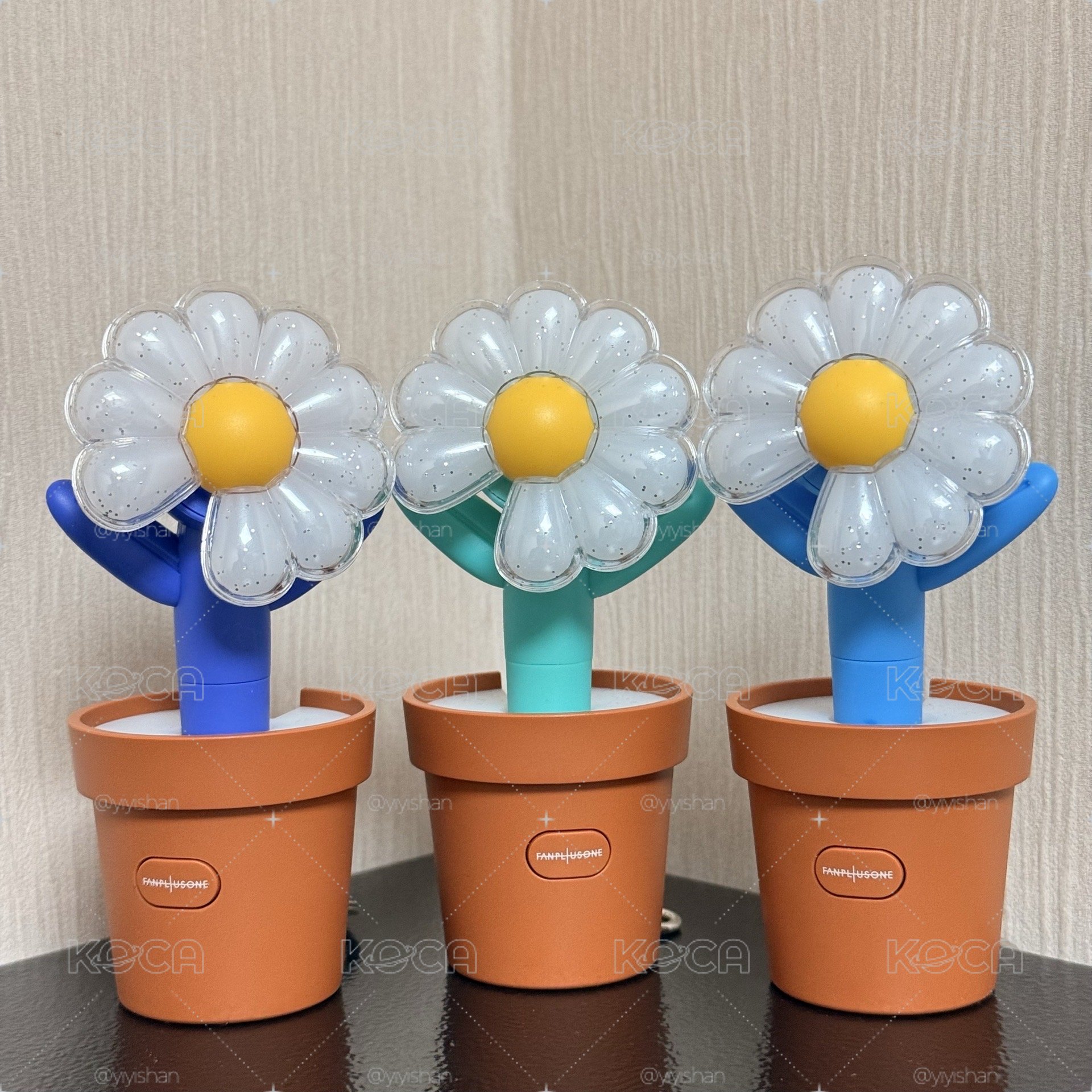 小手燈+小花盆