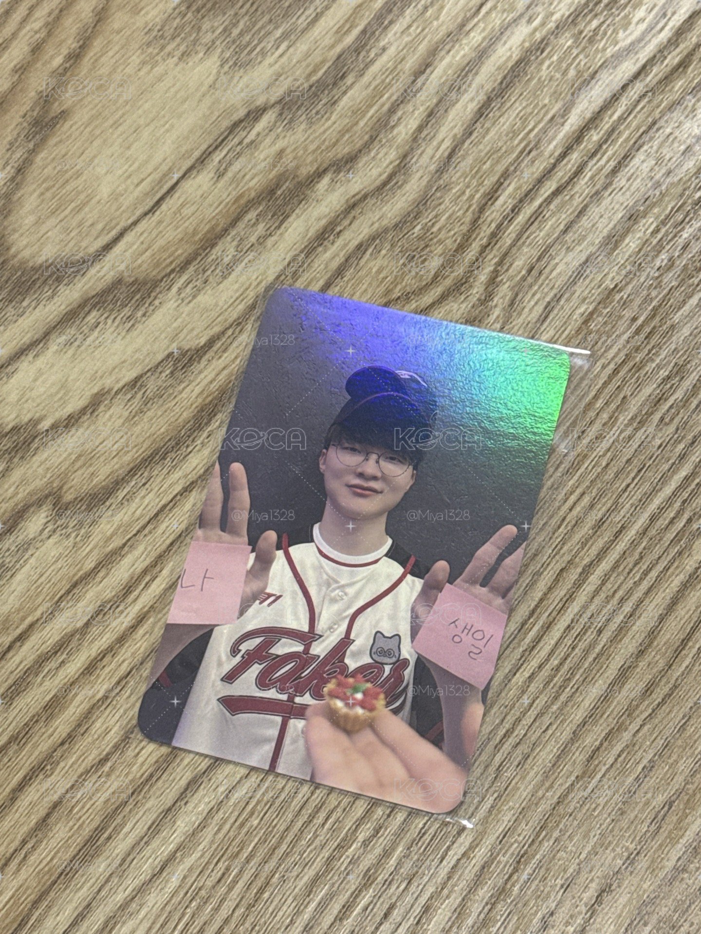 T1 Faker 生日球衣小卡
