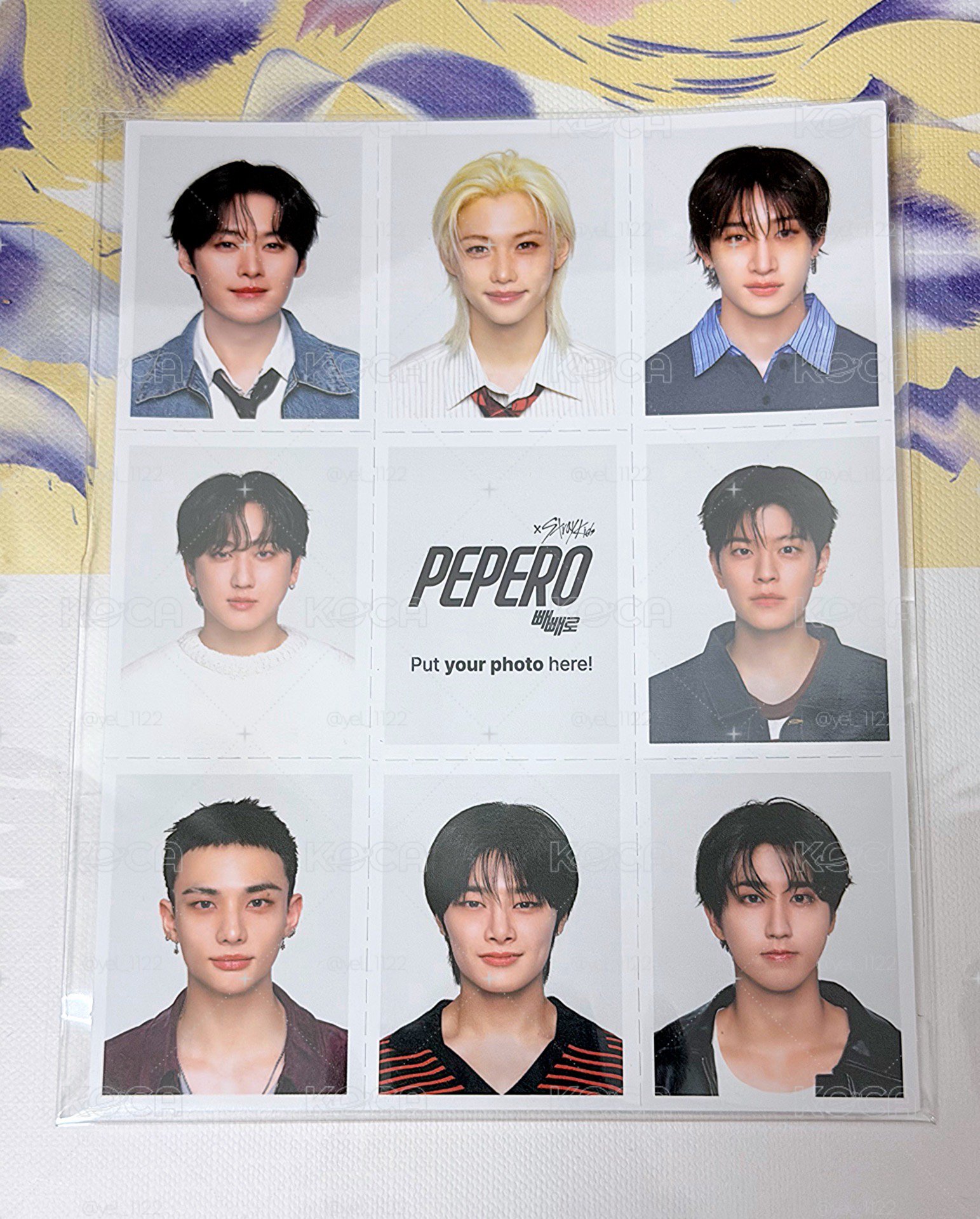 SKZ PEPERO聯名證件照