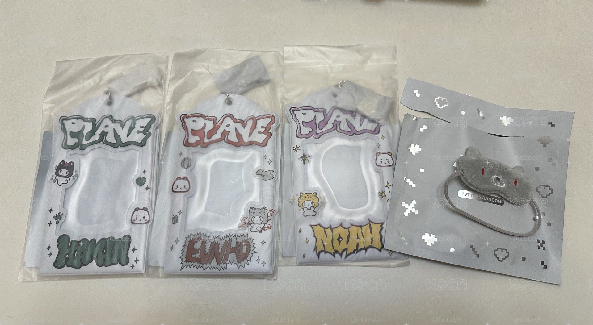 Plave日本快閃店卡套+銀虎配件
