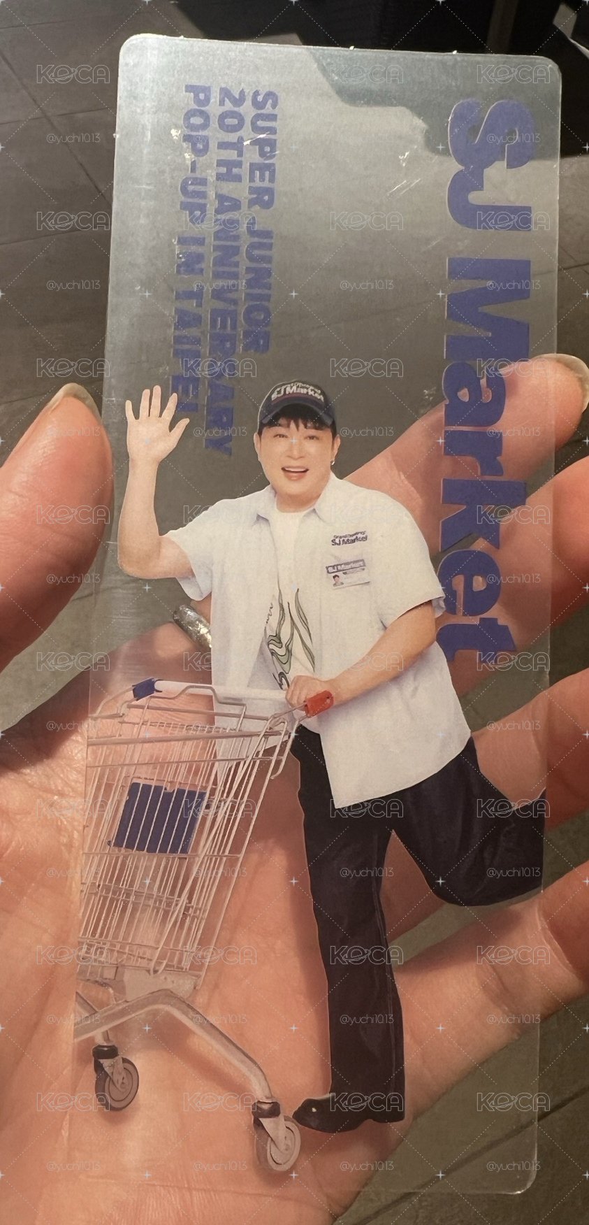 SJ MARKET 書籤 刷卡滿額透明書籤