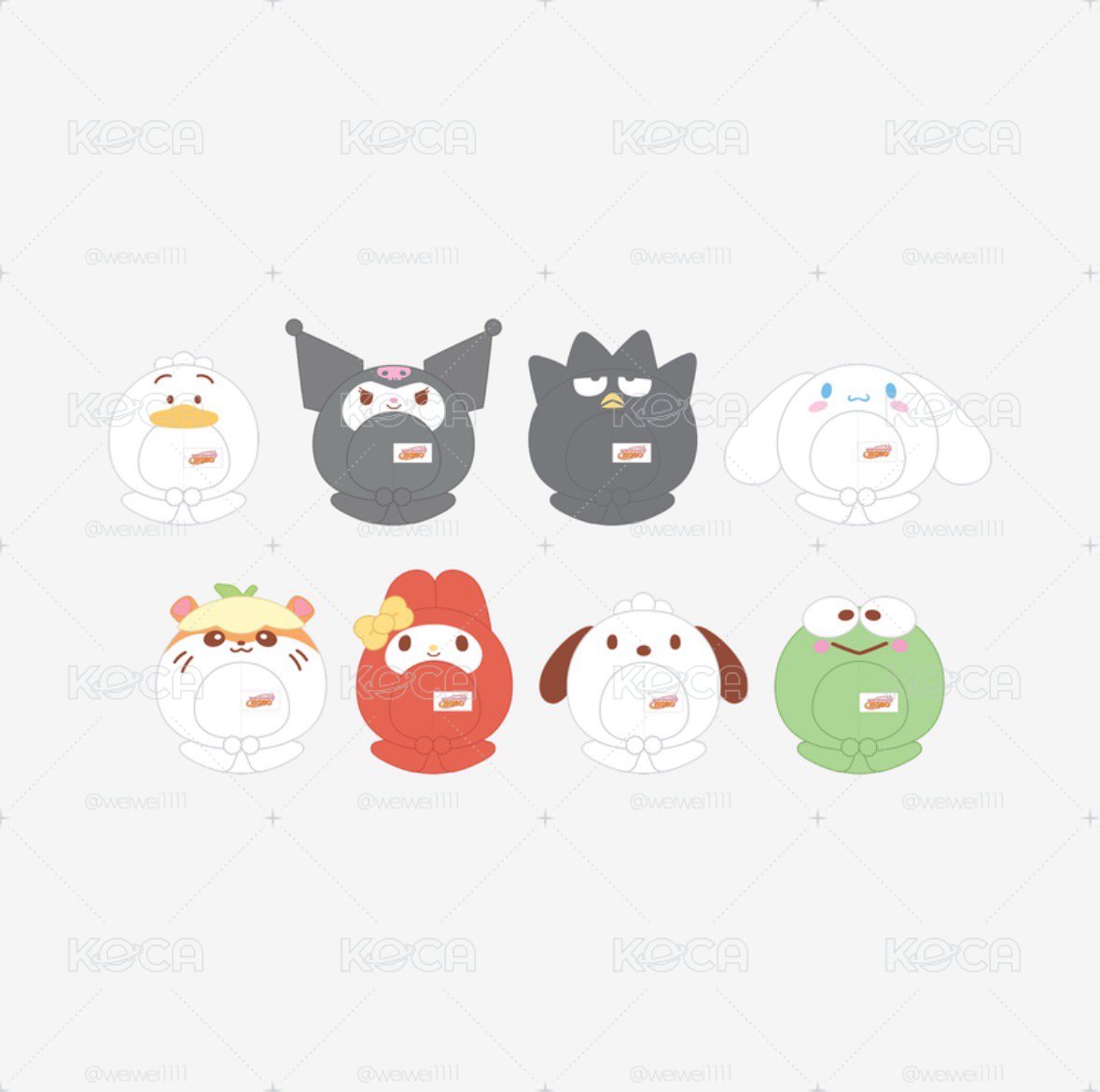 10公分 SKZOO用絨毛頭套（共8款備註款式）
