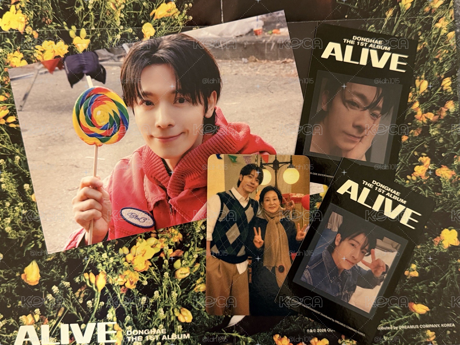 東海 Alive 專輯 婆婆卡 熱感應卡2款 棒棒糖明信片 海報
