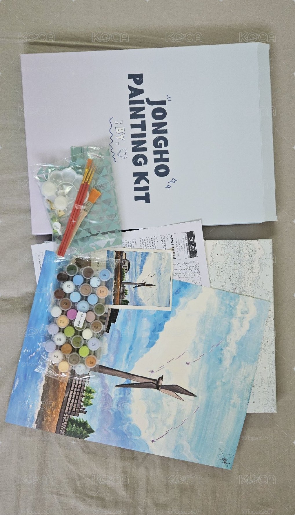 2024 鍾浩生日MD 油畫組 無卡