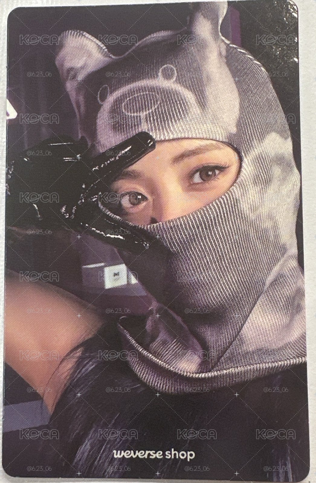 CRAZY允 wvs特典卡BALACLAVA ver.雙面卡/頭套專特典卡