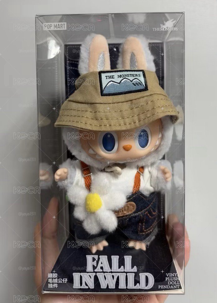 春天野在家 搪膠毛絨公仔掛件 吊飾 