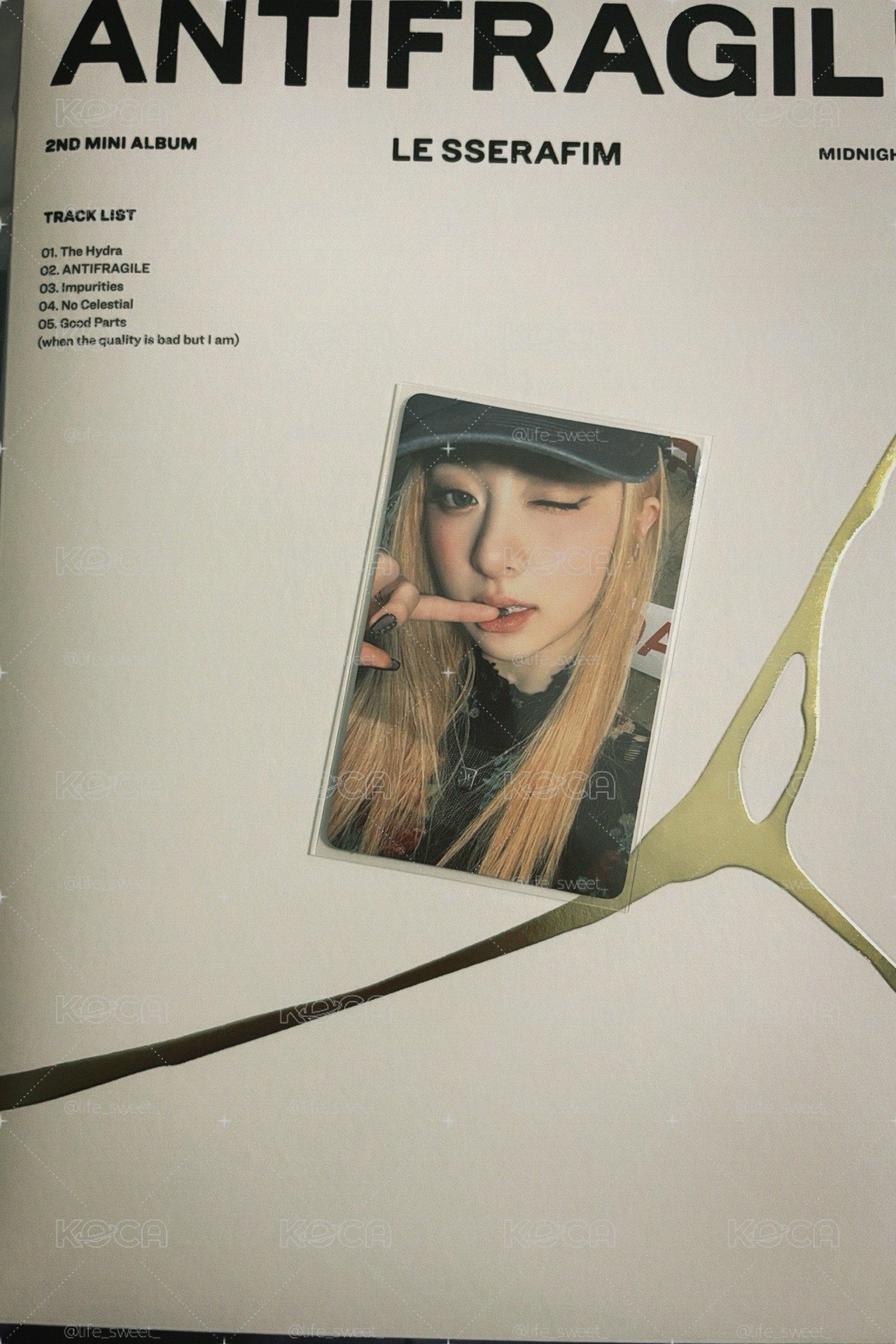 ANTIFRAGILE 專輯 Vol.1 [MIDNIGHT ONYX](全專/已拆）